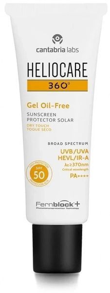 Жидкий солнцезащитный флюид с 100% минеральными фильтрами HELIOCARE 360&ordm; Mineral Fluid SPF 50+ CANTABRIA, 50 мл CANT12575 фото