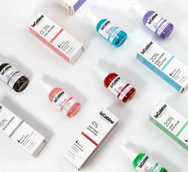 Зволожувальна крем-сироватка для обличчя MONOACTIVES 20% HYALURONIC ACID SOLUTION SERUM-CREAM LaCabine, 30 мл MAPD-03159 фото
