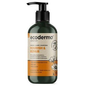 Шампунь для нормального та сухого волосся з олією цубакі Nourish & Repair Ecoderma, 500 мл MAPD-02203 фото